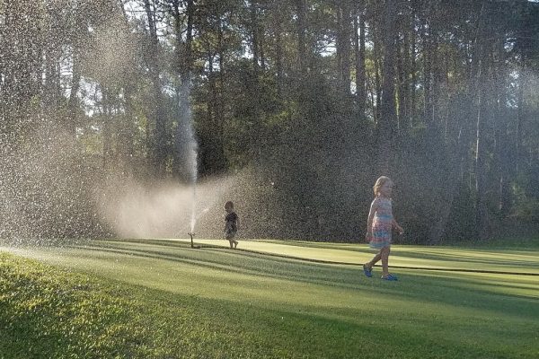 Klä barnen inför golfturen